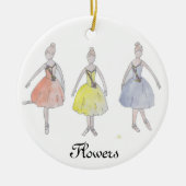 Nutcracker Waltz der Blume Keepake Ornament (Vorne)