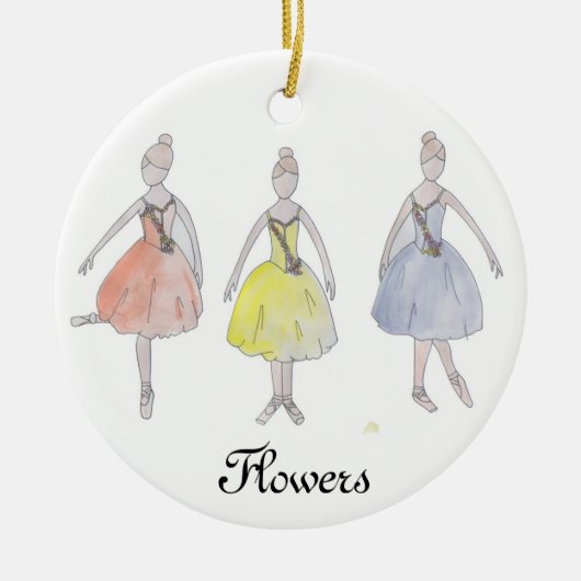 Nutcracker Waltz der Blume Keepake Ornament (Vorne)