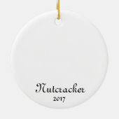 Nutcracker Waltz der Blume Keepake Ornament (Hinten)