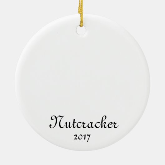 Nutcracker Waltz der Blume Keepake Ornament (Hinten)