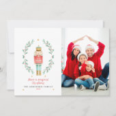 Nutcracker Wasserfarbe botanisch 1 Foto Weihnachte (Vorderseite)