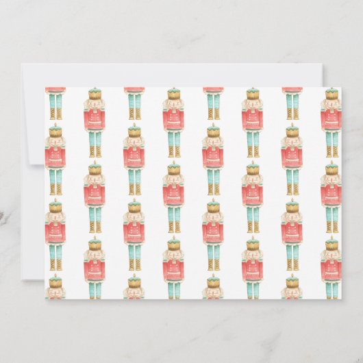 Nutcracker Wasserfarbe botanisch 1 Foto Weihnachte (Rückseite)