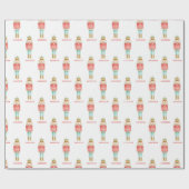 Nutcracker Wasserfarbe botanischer niedlicher Weih Geschenkpapier (Flach)