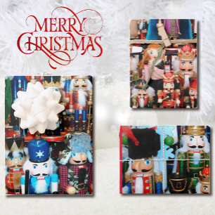 Nutcracker Weihnachten bunte Nutcracker Geschenkpapier Set