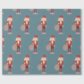 Nutcracker Weihnachten Geschenkpapier (Flach)