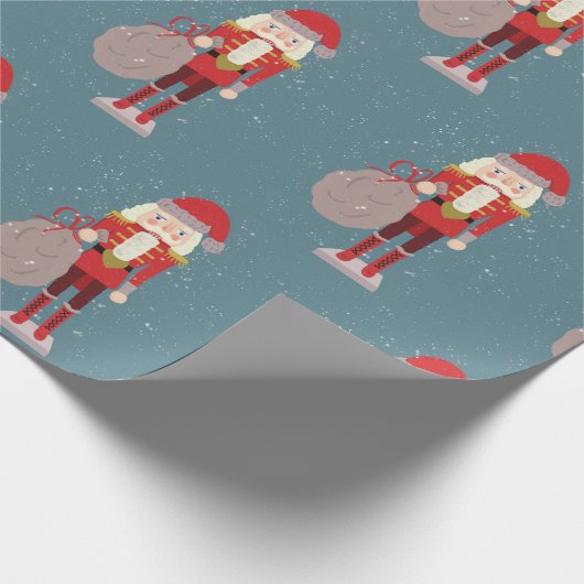 Nutcracker Weihnachten Geschenkpapier (Ecke)