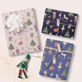 Nutcracker-Weihnachten Geschenkpapier Set