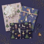 Nutcracker-Weihnachten Geschenkpapier Set