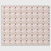 Nutcracker Weihnachten Niedlich handGezeichnet Pas Geschenkpapier (Flach)