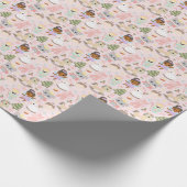 Nutcracker Weihnachten Niedlich handGezeichnet Pas Geschenkpapier (Ecke)