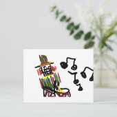 Nutcracker Weihnachten Postkarte (Stehend Vorderseite)