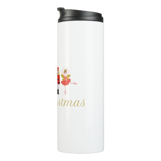 Nutcracker Weihnachten Thermosbecher (Nach rechts gedreht)