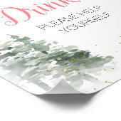 Nutcracker Weihnachts-Brautparty Tea Drinks Poster (Ecke)