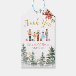 Nutcracker Weihnachts-Brautparty Tee-Gefallen Geschenkanhänger