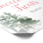 Nutcracker Weihnachts-Brautparty Tee Sweet Leckere Poster (Ecke)