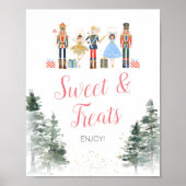 Nutcracker Weihnachts-Brautparty Tee Sweet Leckere Poster (Vorne)