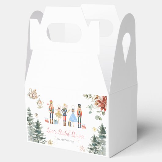 Nutcracker Weihnachts-Brautparty Tee-Vorspeise-Box Geschenkschachtel (Geöffnet)