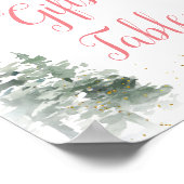 Nutcracker Weihnachts-Brautparty-Teegeschenke Tabe Poster (Ecke)