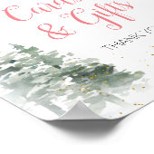 Nutcracker Weihnachts-Brautparty Teekarten Geschen Poster (Ecke)