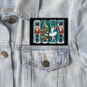 Nutcracker Weihnachtsballenszene Button (Insitu)