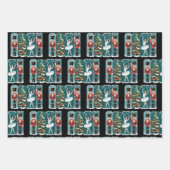 Nutcracker Weihnachtsballenszene Geschenkpapier Set (Vorderseite)