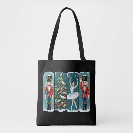 Nutcracker Weihnachtsballenszene Tasche (Vorderseite)