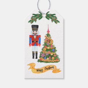 Nutcracker Weihnachtsbaum Geschenktasten Geschenkanhänger