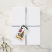 Nutcracker Weihnachtsbaum Geschenktasten Geschenkanhänger (Mit Garn)