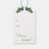 Nutcracker Weihnachtsbaum Geschenktasten Geschenkanhänger (Rückseite)