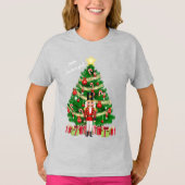 Nutcracker Weihnachtsbaum hinzufügen Textskids T-Shirt (Vorderseite)