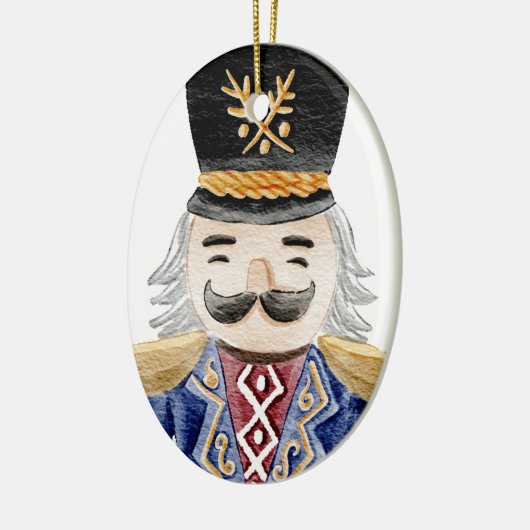 Nutcracker Weihnachtsbaum-Keramik Keramik Ornament (Links)
