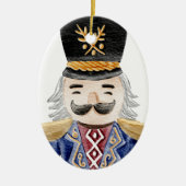 Nutcracker Weihnachtsbaum-Keramik Keramik Ornament (Vorne)
