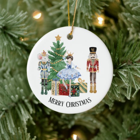 Nutcracker Weihnachtsbaum Keramik Ornament (Baum)