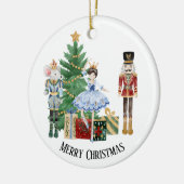 Nutcracker Weihnachtsbaum Keramik Ornament (Links)