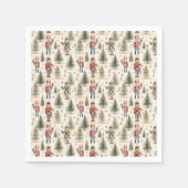 Nutcracker Weihnachtsbaum Serviette (Vorderseite)