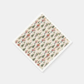 Nutcracker Weihnachtsbaum Serviette (Ecke)