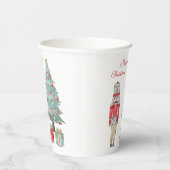 Nutcracker, Weihnachtsbaum und Geschenke Pappbecher (Rechts)