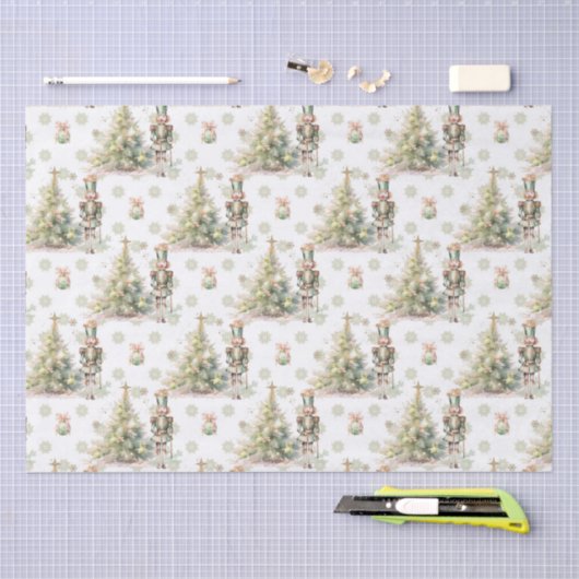 Nutcracker Weihnachtsbaumgewebe Seidenpapier (Handwerk)
