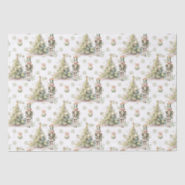 Nutcracker Weihnachtsbaumgewebe Seidenpapier