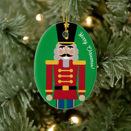 Nutcracker Weihnachtsbaumschmuck Keramik Ornament (Baum)