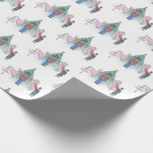 Nutcracker Weihnachtsbaumwrapping Paper Geschenkpapier (Ecke)