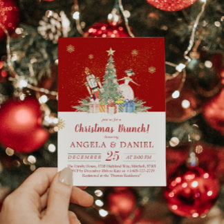 Nutcracker Weihnachtsbrunch Einladung