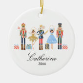 Nutcracker Weihnachtsdekor Keramik Keramik Ornament (Vorne)