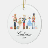 Nutcracker Weihnachtsdekor Keramik Keramik Ornament (Links)