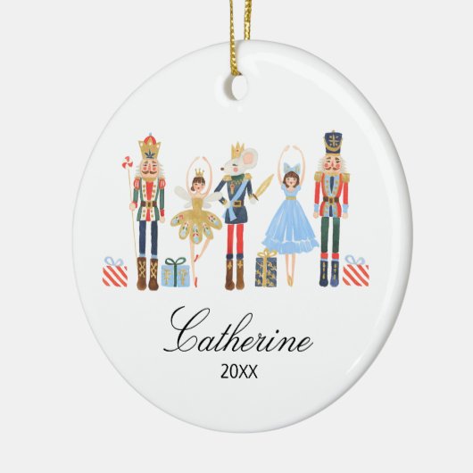 Nutcracker Weihnachtsdekor Keramik Keramik Ornament (Links)