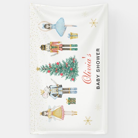 Nutcracker Weihnachtsdusche Banner (Vertikal)