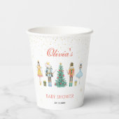 Nutcracker Weihnachtsdusche Pappbecher (Rückseite)