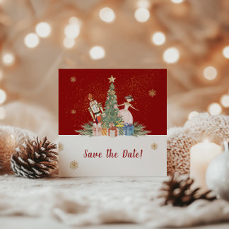 Nutcracker Weihnachtsdusche Party Save The Date