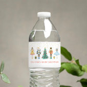 Nutcracker Weihnachtsdusche Wasserflaschenetikett