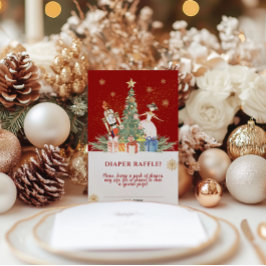 Nutcracker Weihnachtsduschmaschine Windelwindeln Begleitkarte